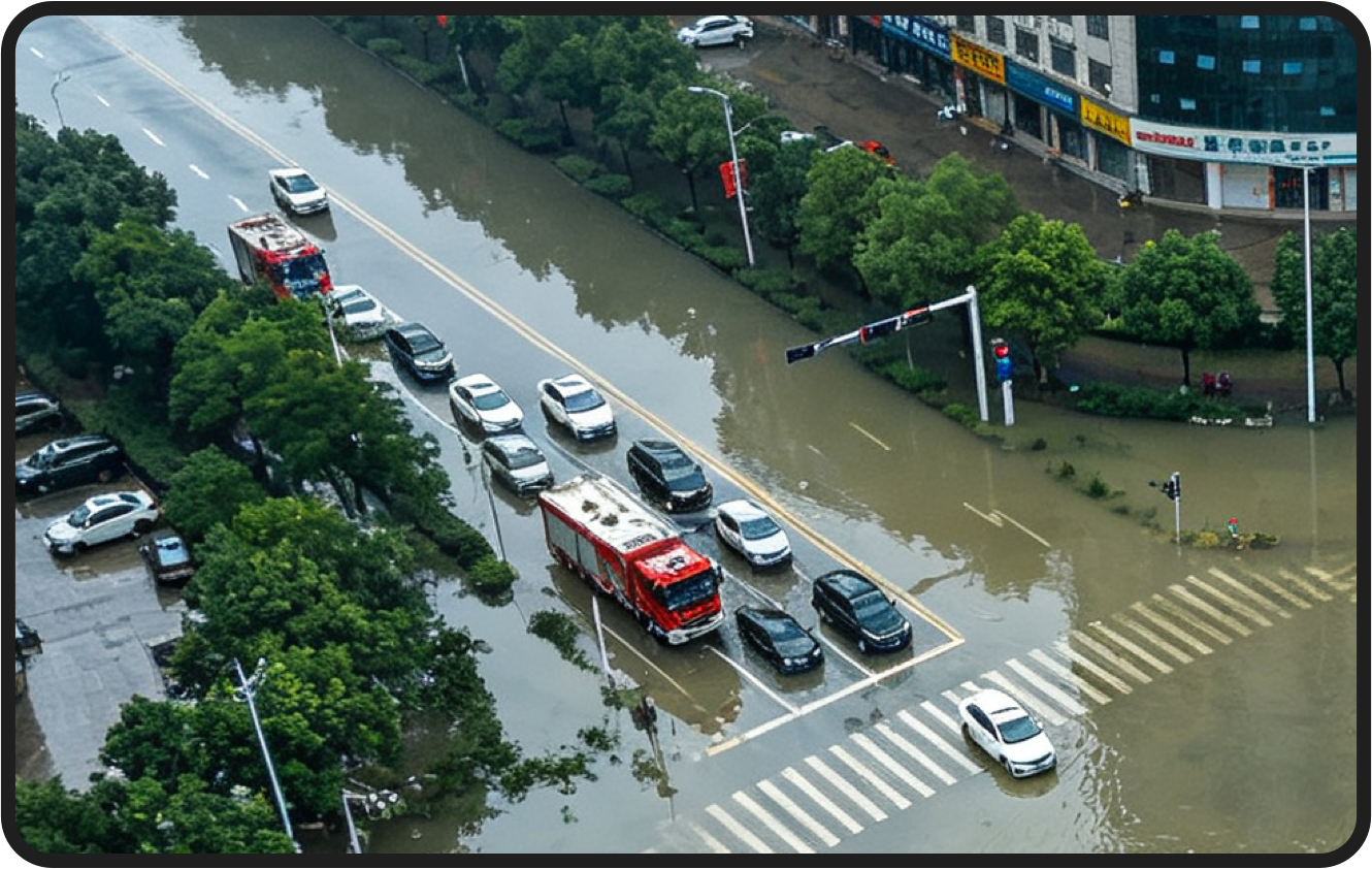 城市内涝场景