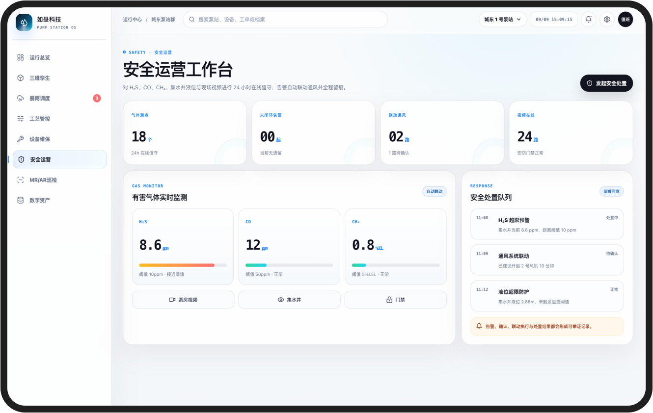 安全｜安全运行平台界面